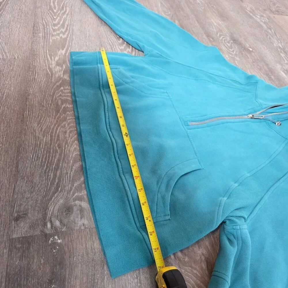 Lululemon - Women's Scuba Oversized Funnel-Neck Half Zip Storm Teal Size - M/L